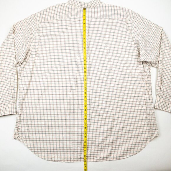 Polo Ralph Lauren 4XLT Tall Men's Shirt Button-Down White Graph Check Flannel - Picture 11 of 14
